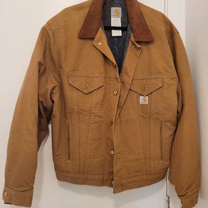 Men's Vintage Carhartt Blanket-Lined Trucker Jacket - Rare